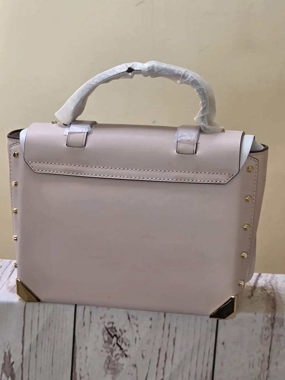 Michael Kors Manhattan Medium Leather Satchel